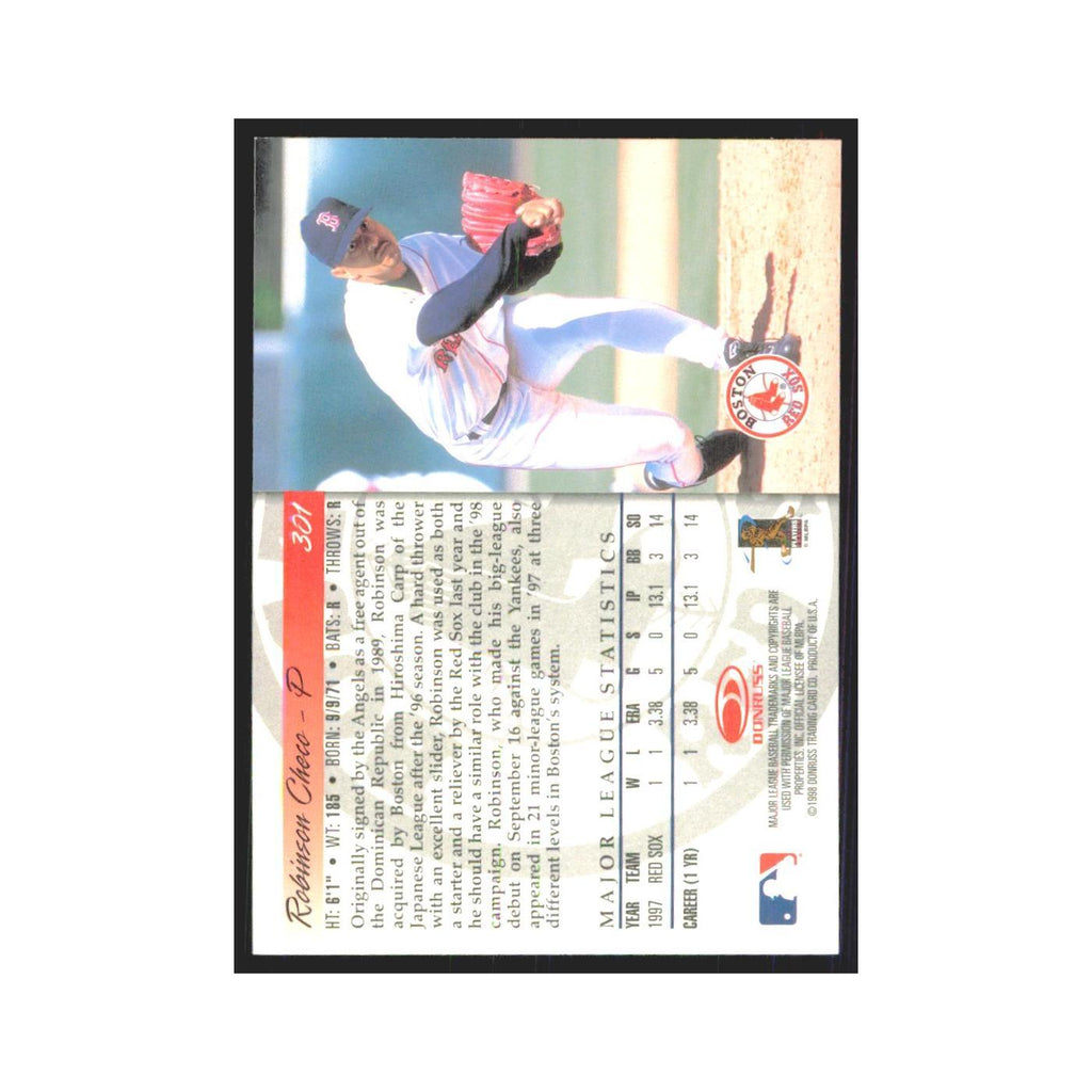 1998 Donruss Robinson Checo RC Red Sox #301