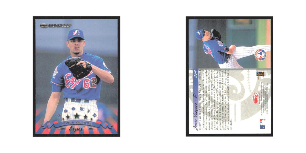 1998 Donruss Javier Vazquez RC Montreal Expos #304
