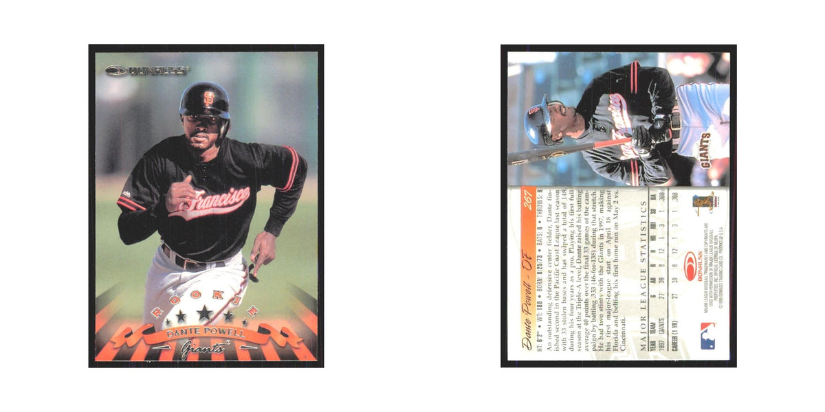 1998 Donruss Dante Powell RC Giants #267