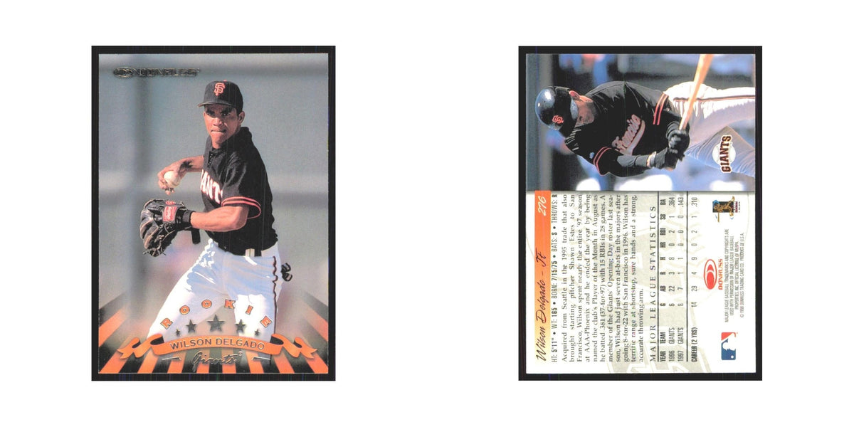 1998 Donruss Wilson Delgado RC Giants #276