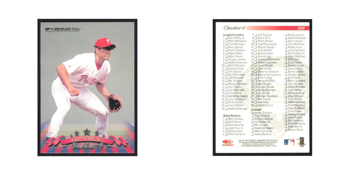 1998 Donruss Scott Rolen Phillies #169