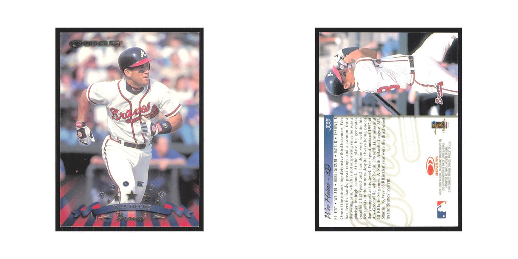 1998 Donruss Wes Helms RC Braves #335