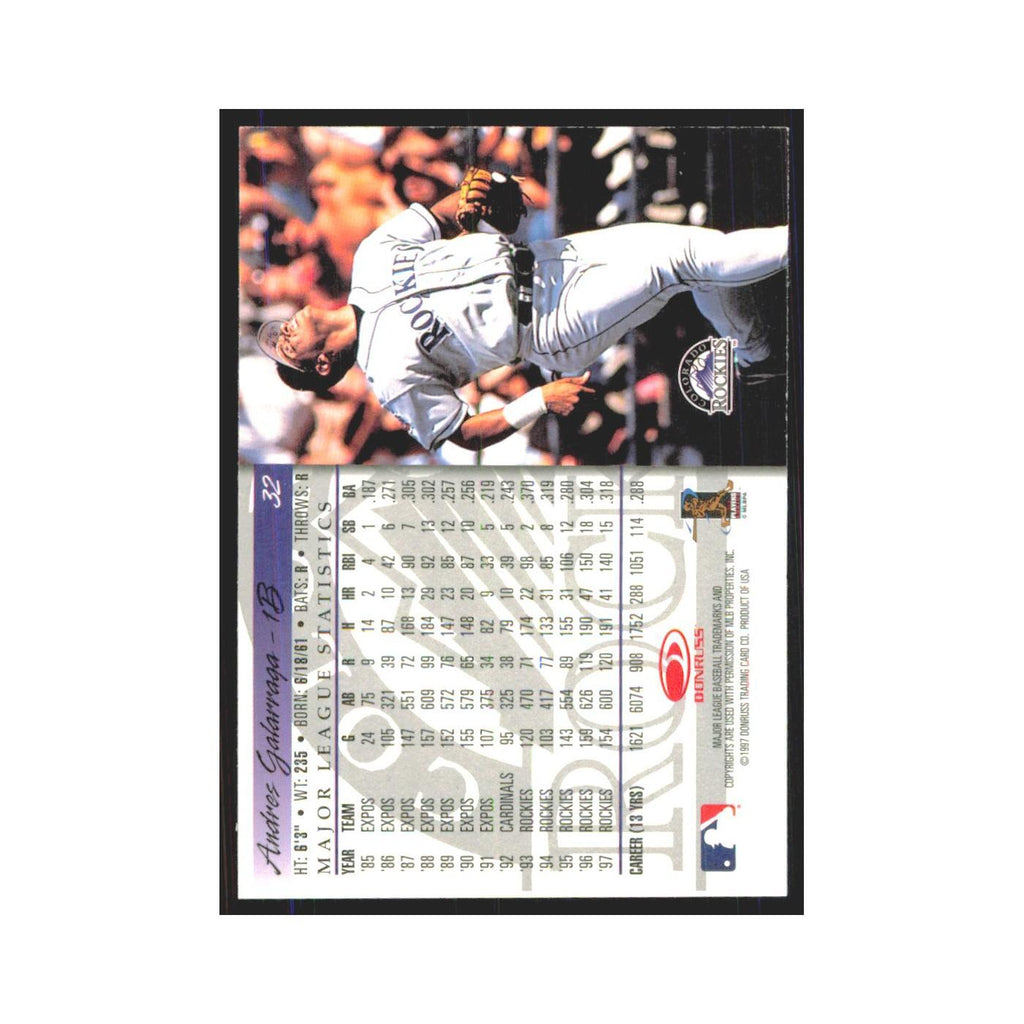 1998 Donruss Andres Galarraga Rockies #32