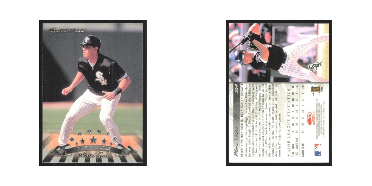 1998 Donruss Mario Valdez RC White Sox #254
