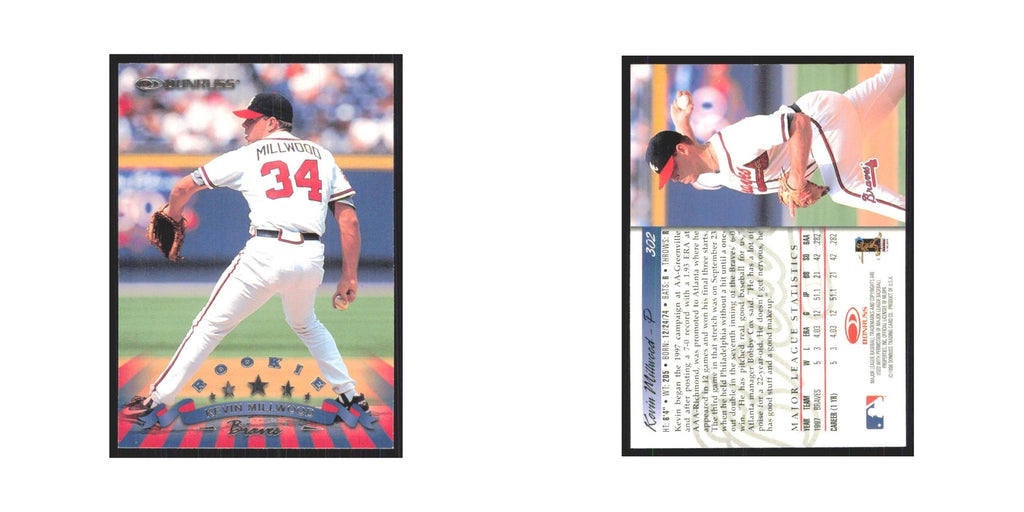 1998 Donruss Kevin Millwood RC Braves #302