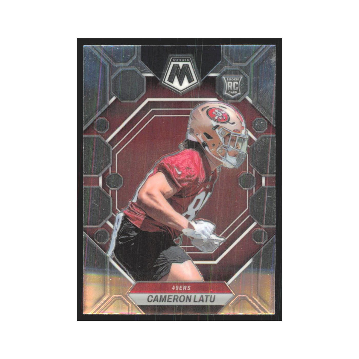 2023 Panini Mosaic Cameron Latu RC 49ers #295