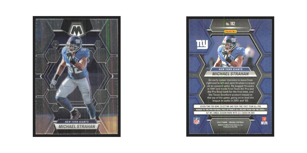 2023 Panini Mosaic Michael Strahan Giants #182