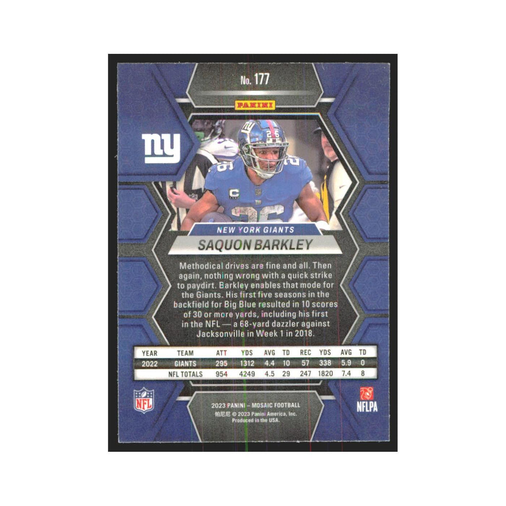 2023 Panini Mosaic Saquon Barkley Giants #177