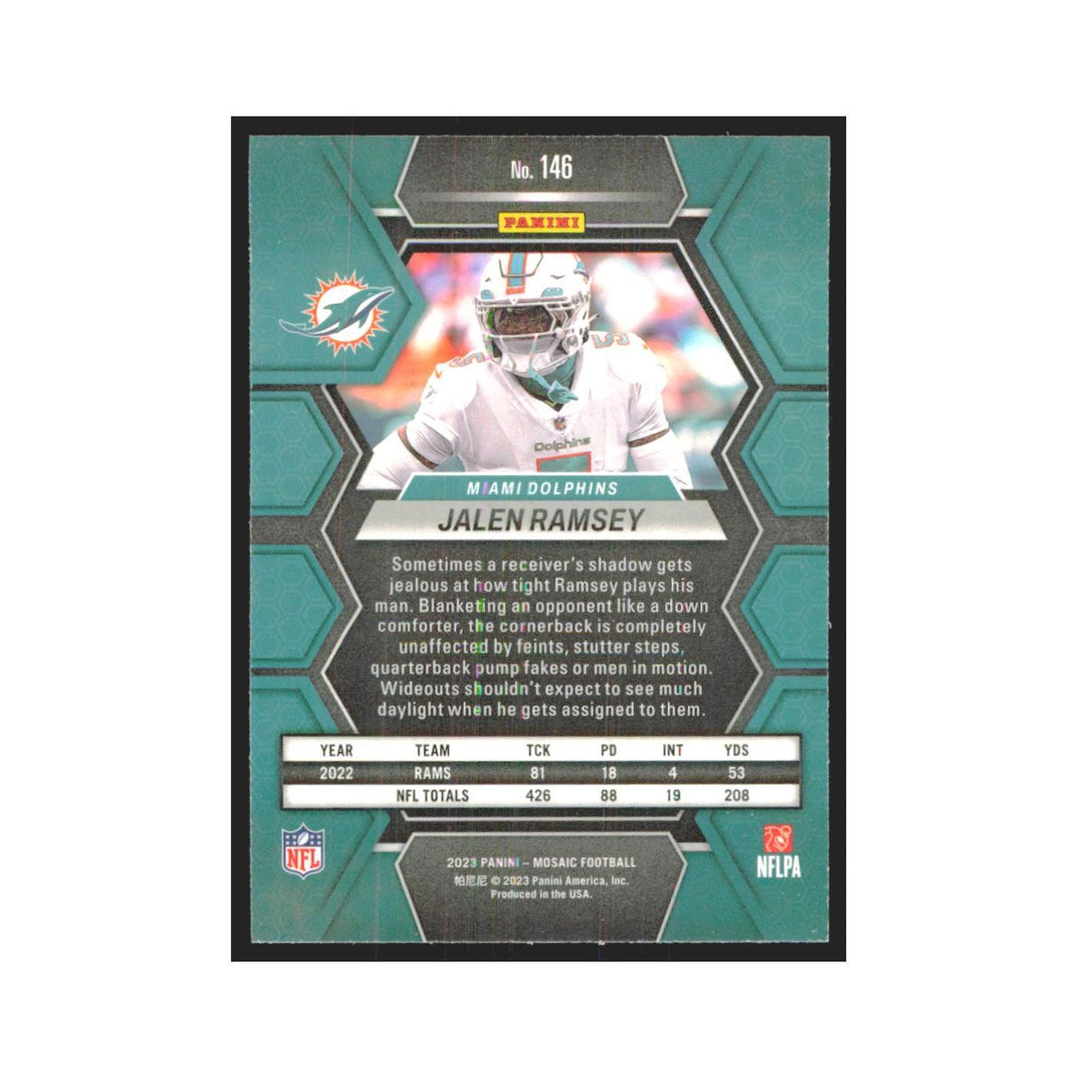 2023 Panini Mosaic Jalen Ramsey Dolphins #146