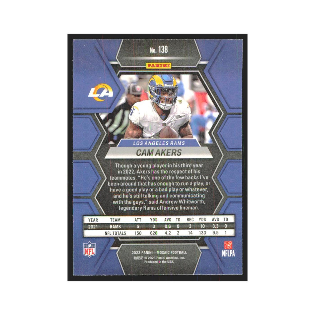 2023 Panini Mosaic Cam Akers Rams #138
