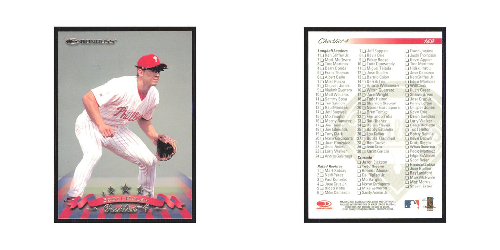 1998 Donruss Scott Rolen Phillies #169