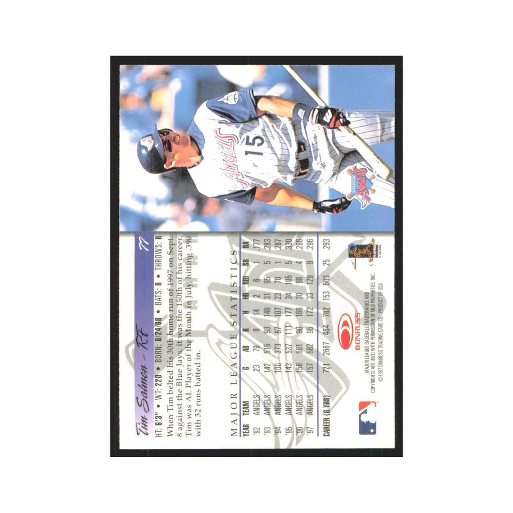 1998 Donruss Tim Salmon Angels #77