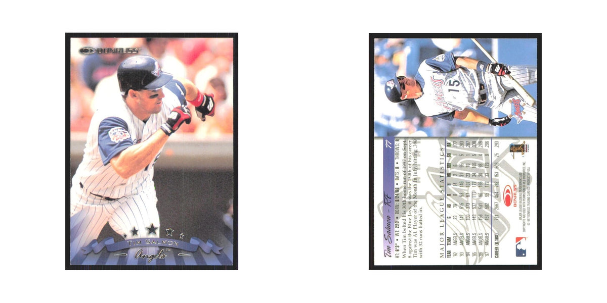 1998 Donruss Tim Salmon Angels #77