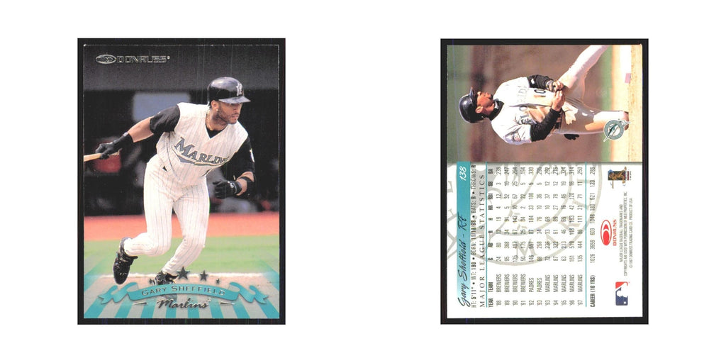 1998 Donruss Gary Sheffield Florida Marlins #138