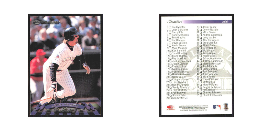 1998 Donruss Larry Walker Rockies #166