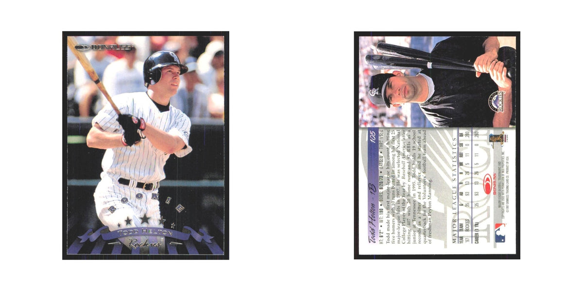 1998 Donruss Todd Helton RC Rockies #105
