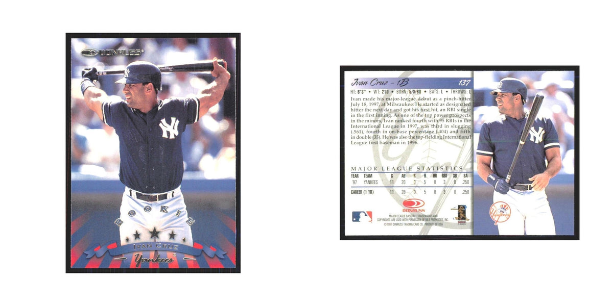 1998 Donruss Ivan Cruz Yankees #137