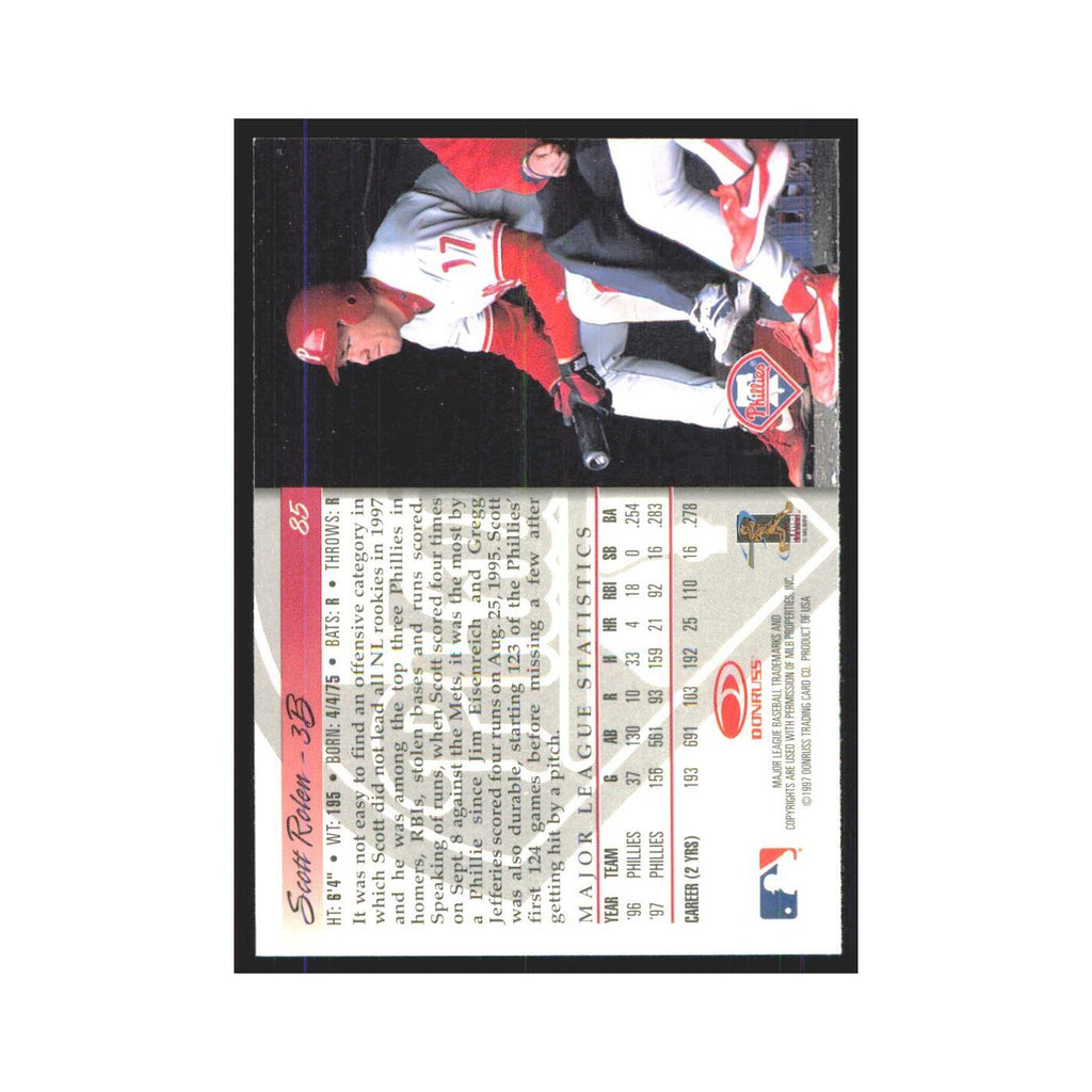 1998 Donruss Scott Rolen Phillies #85