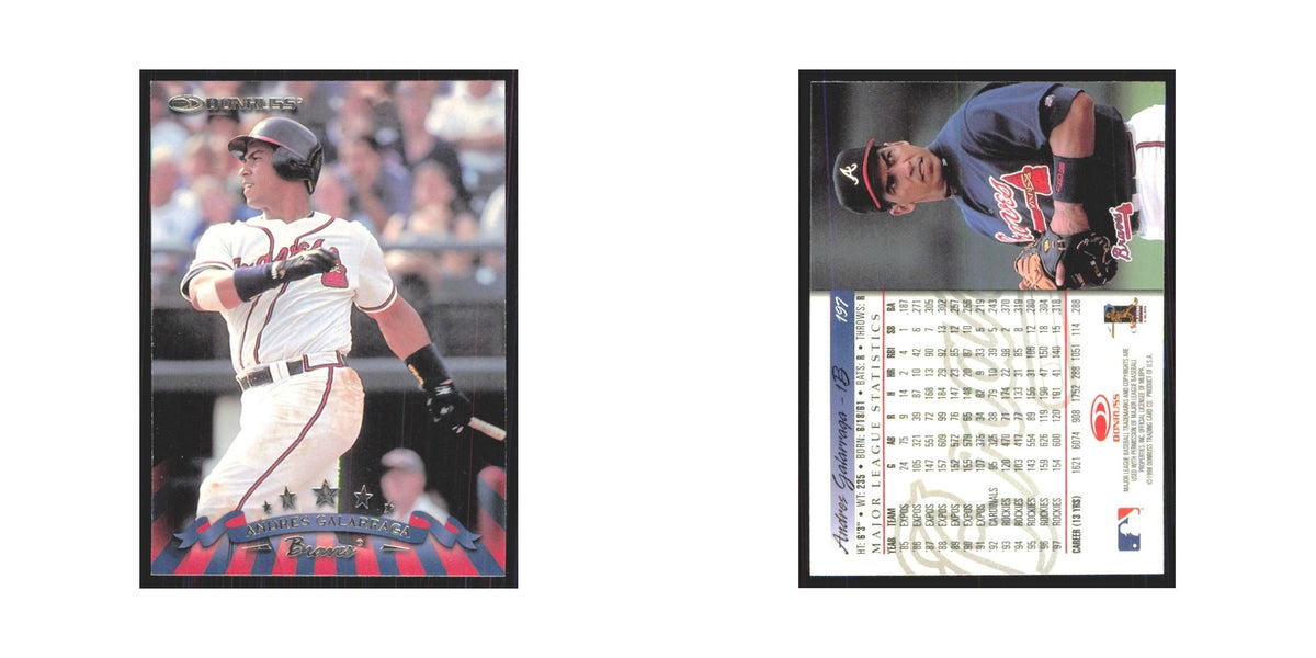 1998 Donruss Andres Galarraga Braves #197