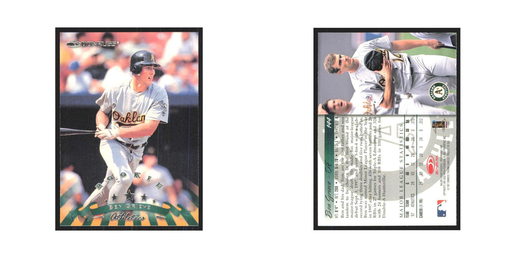 1998 Donruss Ben Grieve RC Athletics #144