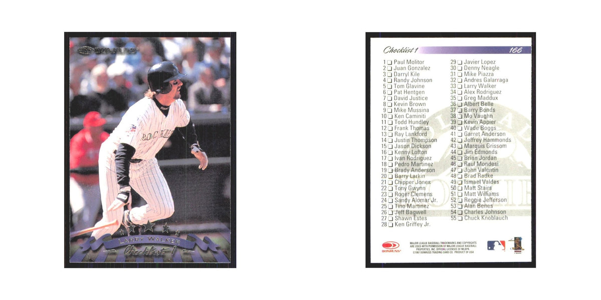 1998 Donruss Larry Walker Rockies #166
