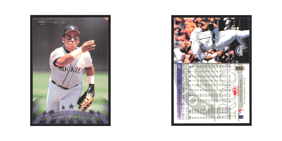 1998 Donruss Andres Galarraga Rockies #32