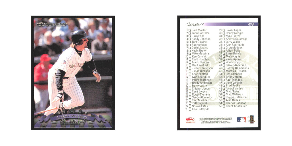 1998 Donruss Larry Walker Rockies #166