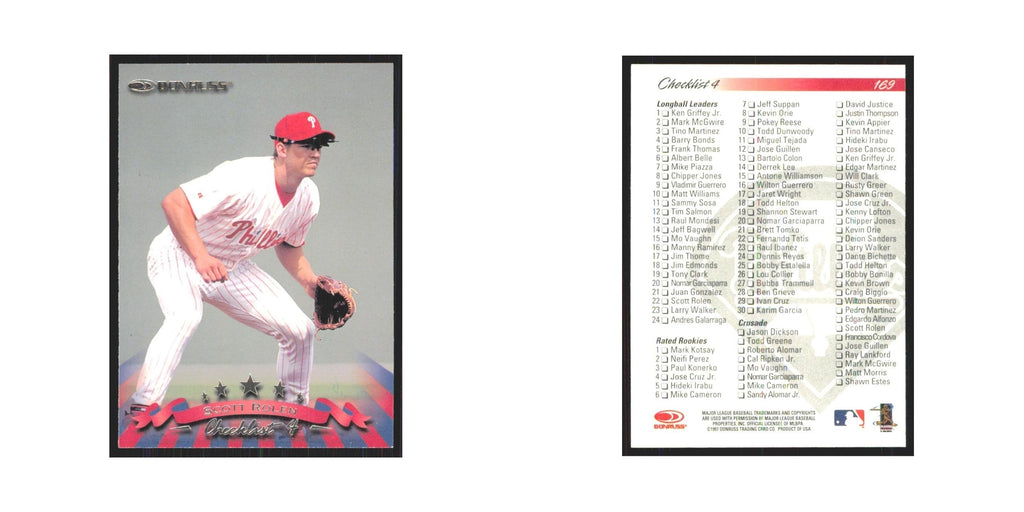 1998 Donruss Scott Rolen Phillies #169