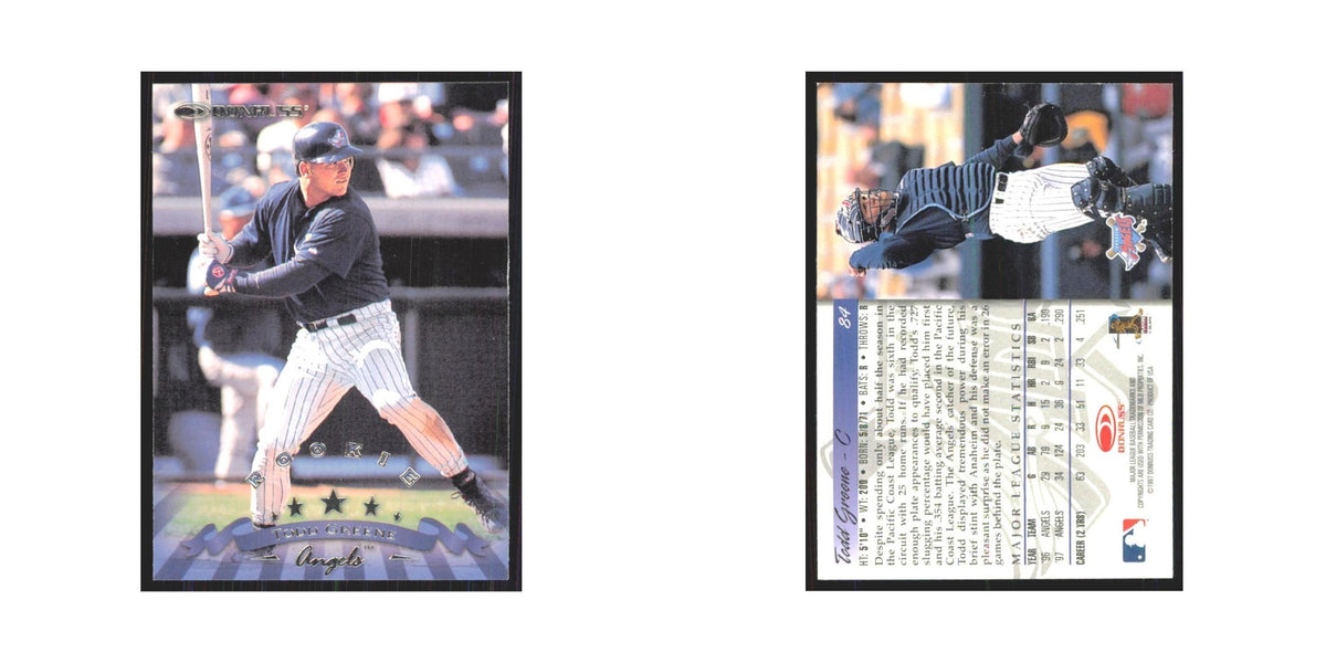1998 Donruss Todd Greene RC Angels #84