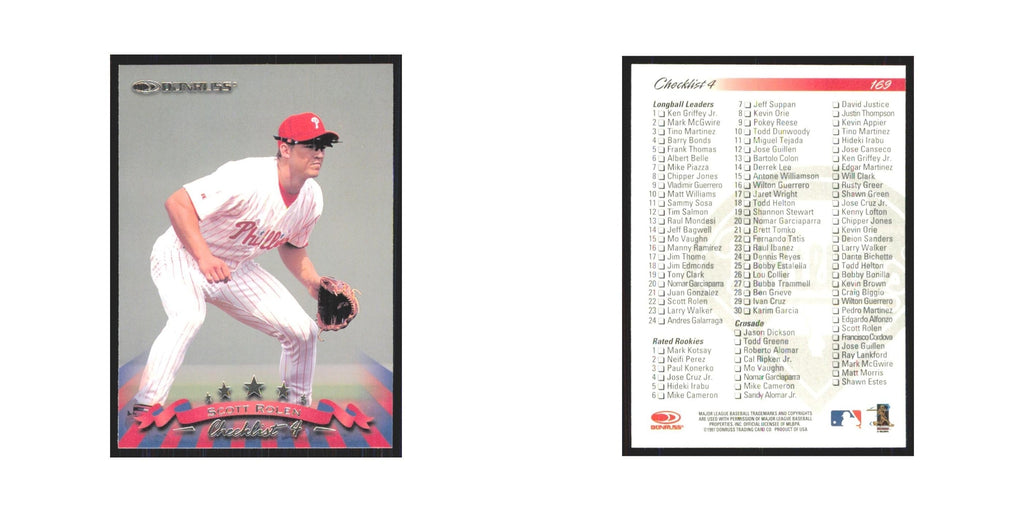 1998 Donruss Scott Rolen Phillies #169