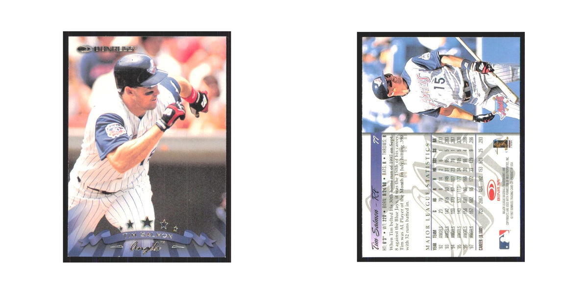 1998 Donruss Tim Salmon Angels #77