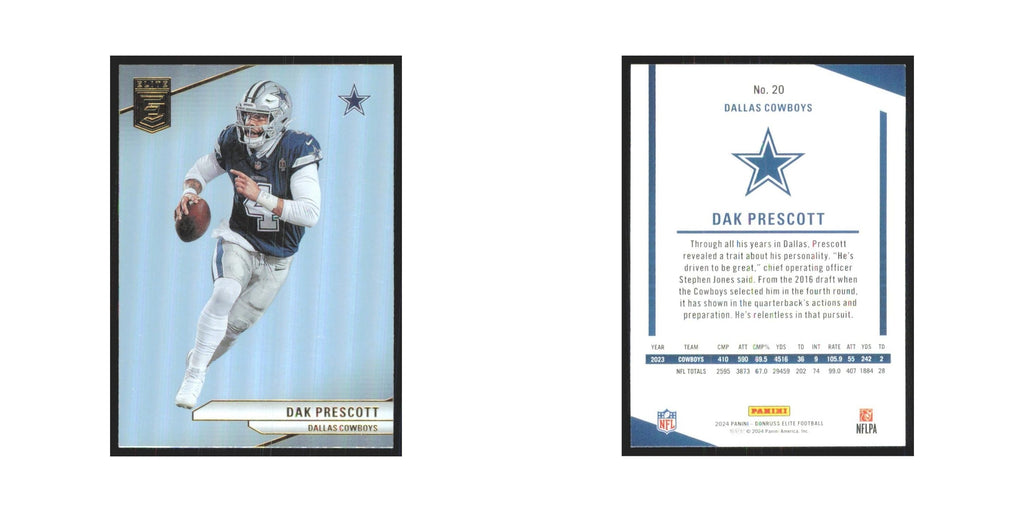 2024 Donruss Elite Dak Prescott Mississippi State Bulldogs #20