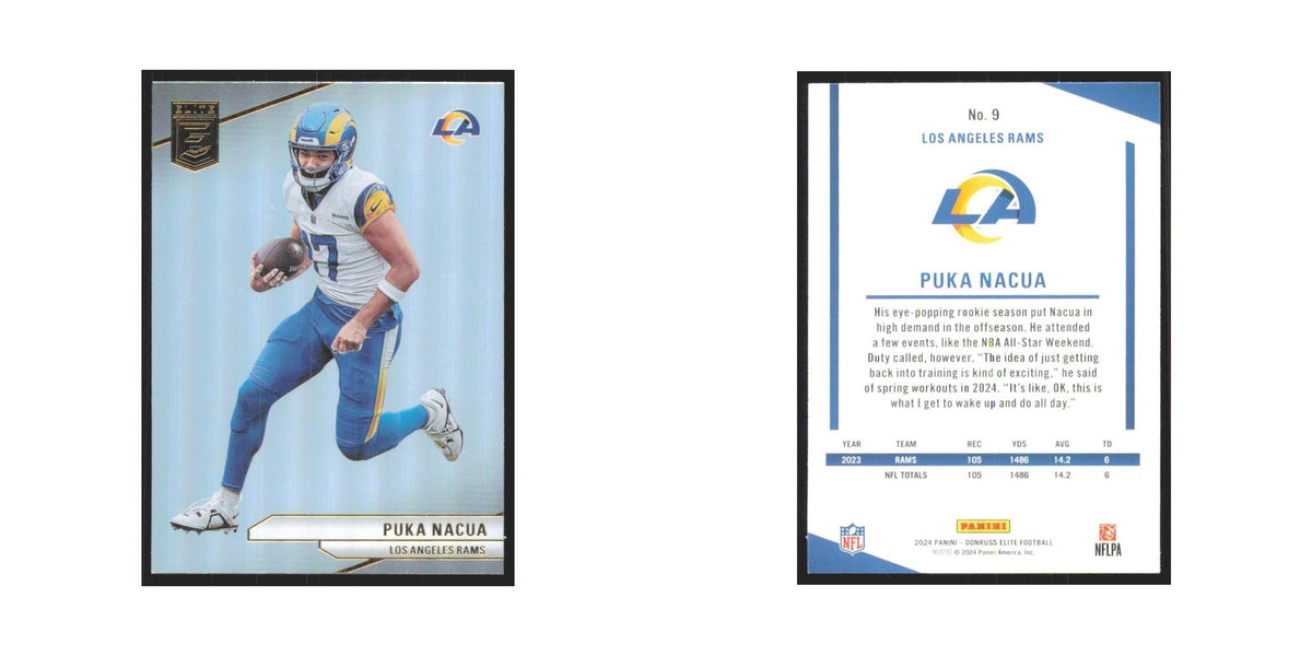 2024 Donruss Elite Puka Nacua Rams #9