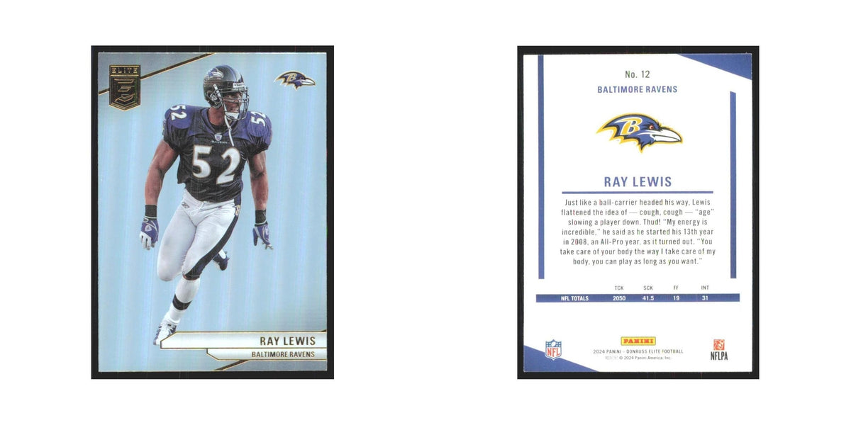 2024 Donruss Elite Ray Lewis Ravens #12