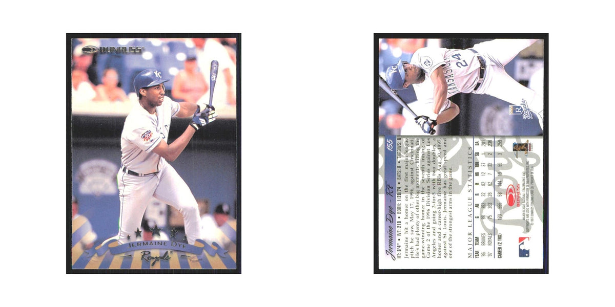 1998 Donruss Jermaine Dye Royals #155