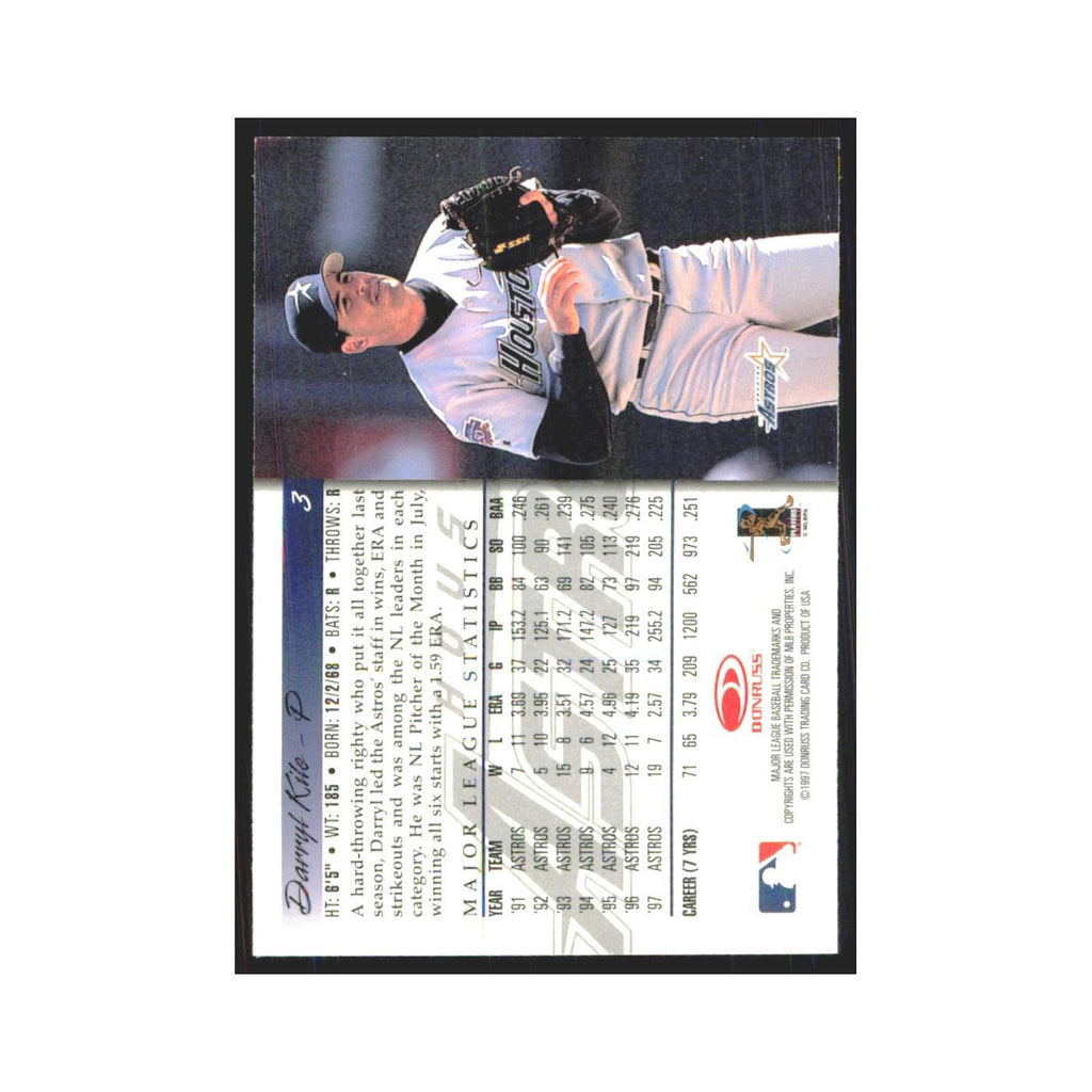 1998 Donruss Darryl Kile Astros #3