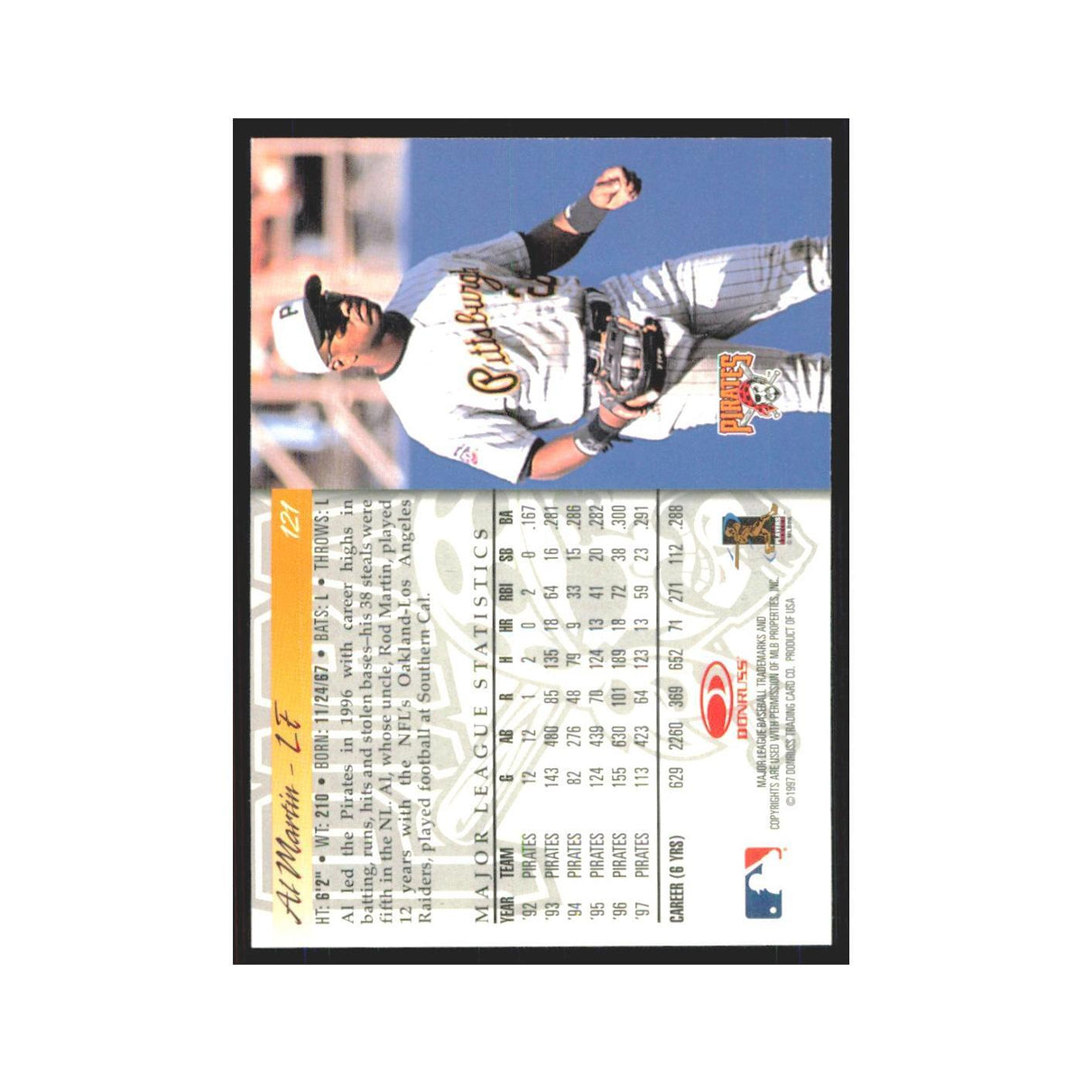 1998 Donruss Al Martin Pirates #121