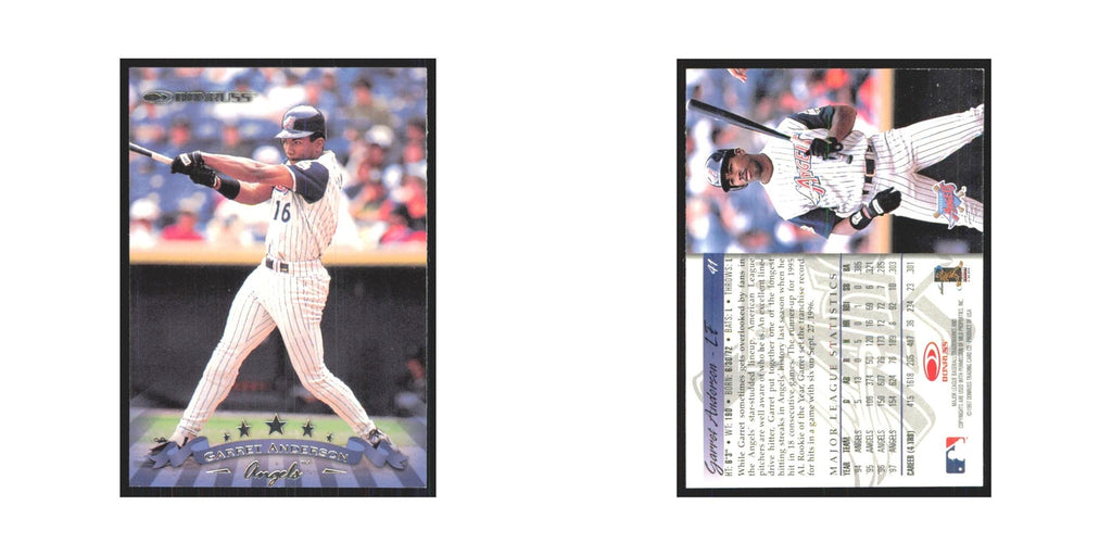 1998 Donruss Garret Anderson Angels #41