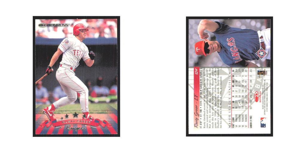1998 Donruss Rusty Greer Rangers #124