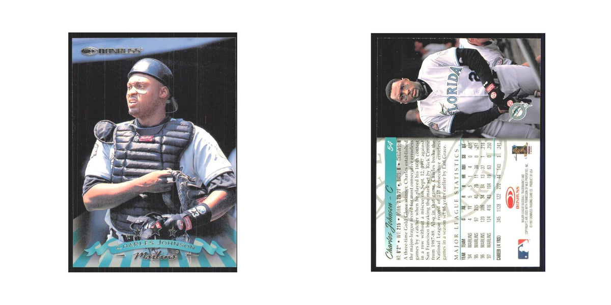 1998 Donruss Charles Johnson Florida Marlins #54