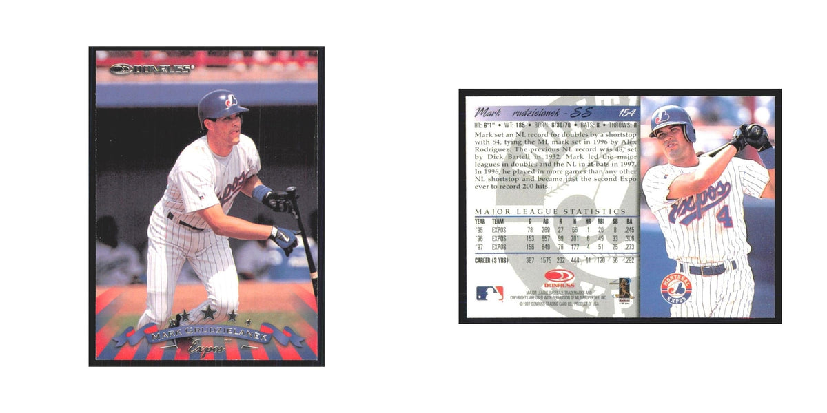 1998 Donruss Mark Grudzielanek Montreal Expos #154