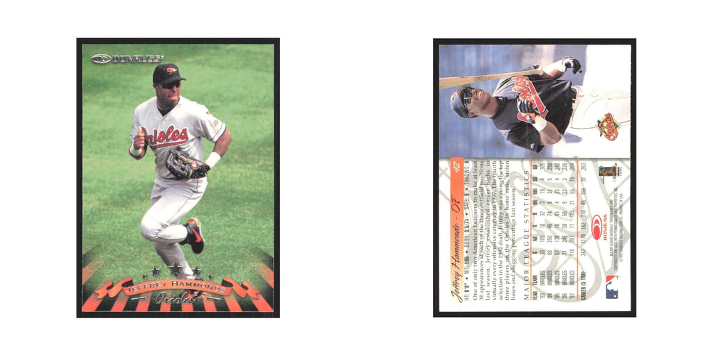 1998 Donruss Jeffrey Hammonds Orioles #42
