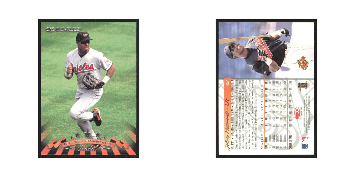1998 Donruss Jeffrey Hammonds Orioles #42