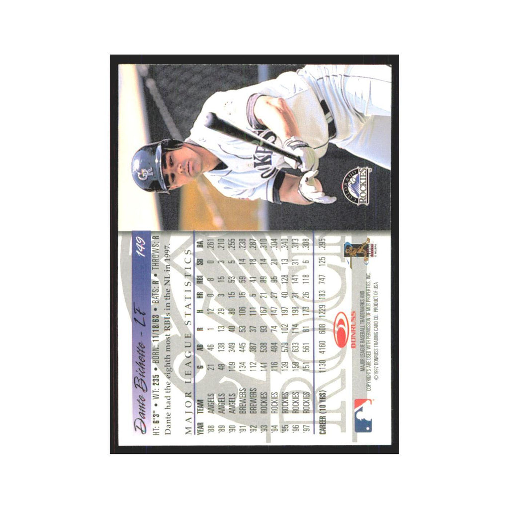 1998 Donruss Dante Bichette Rockies #149