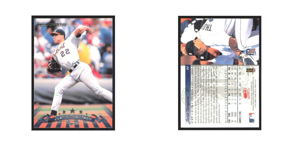 1998 Donruss Justin Thompson Tigers #14