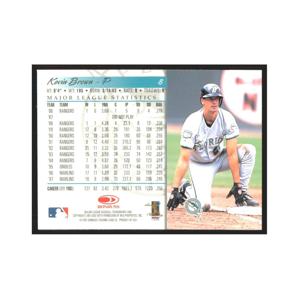 1998 Donruss Kevin Brown Florida Marlins #8