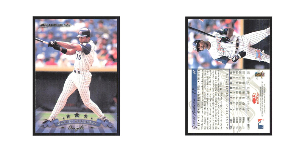 1998 Donruss Garret Anderson Angels #41