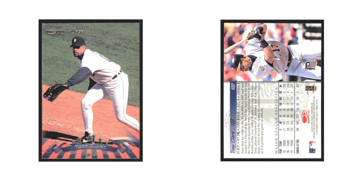 1998 Donruss Tony Clark Tigers #122