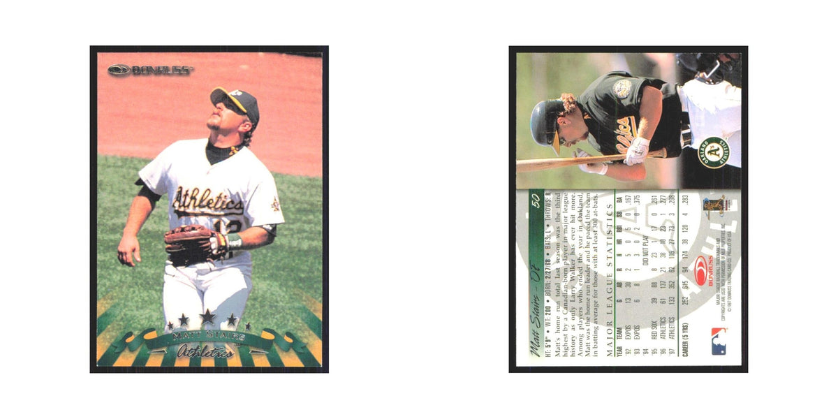 1998 Donruss Matt Stairs Athletics #50