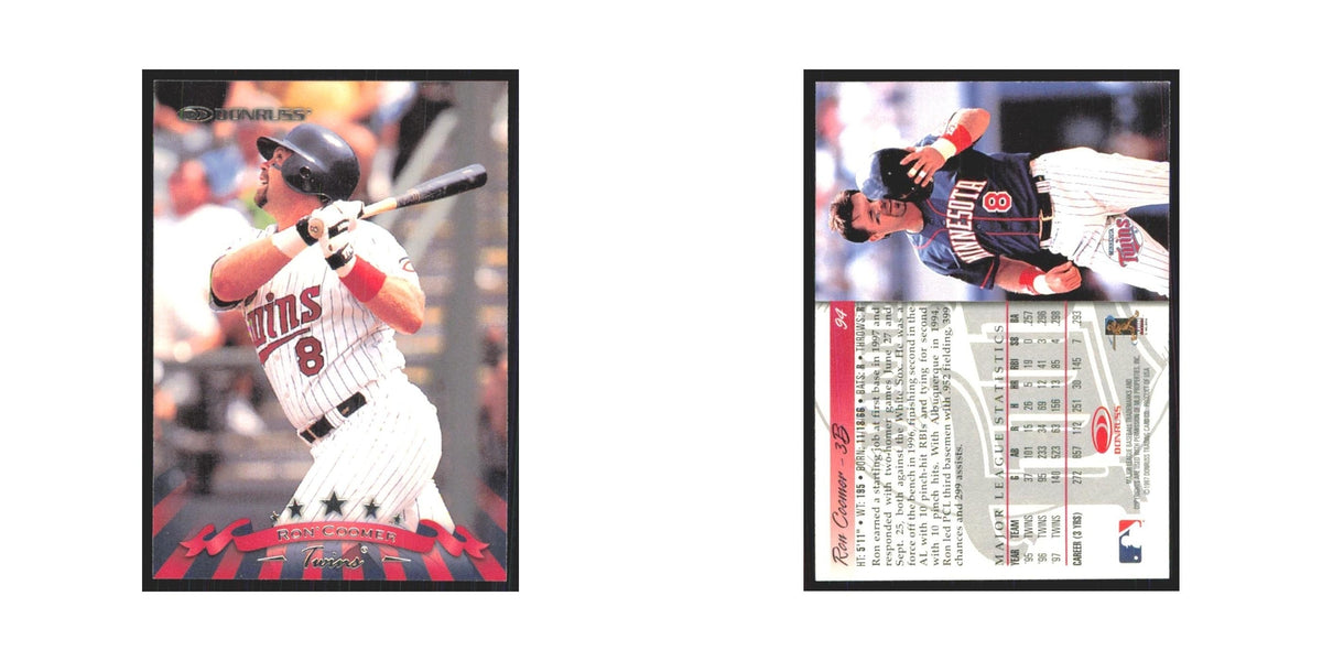 1998 Donruss Ron Coomer Twins #94